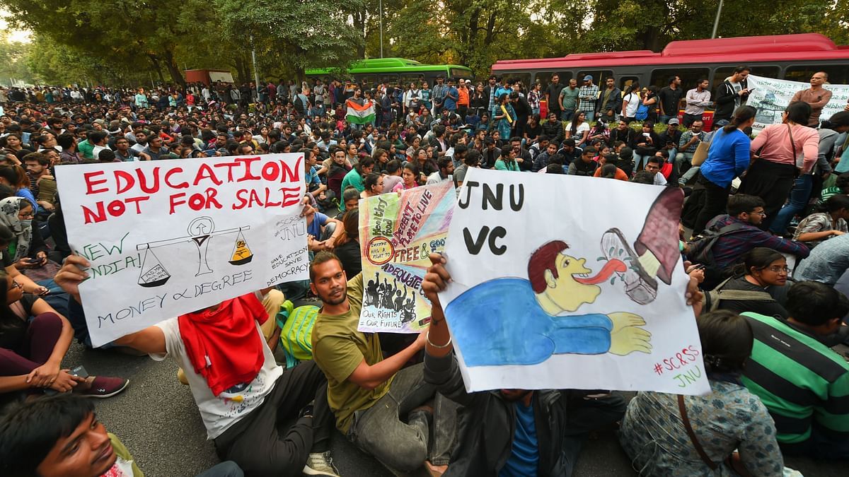 JNU Teachers Protest Against ‘Alternative’ Model Of Exams
