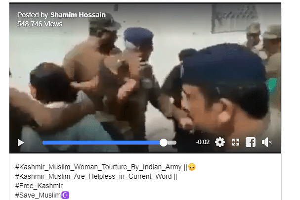 The video is actually from Pakistan and it is as old as June 2019