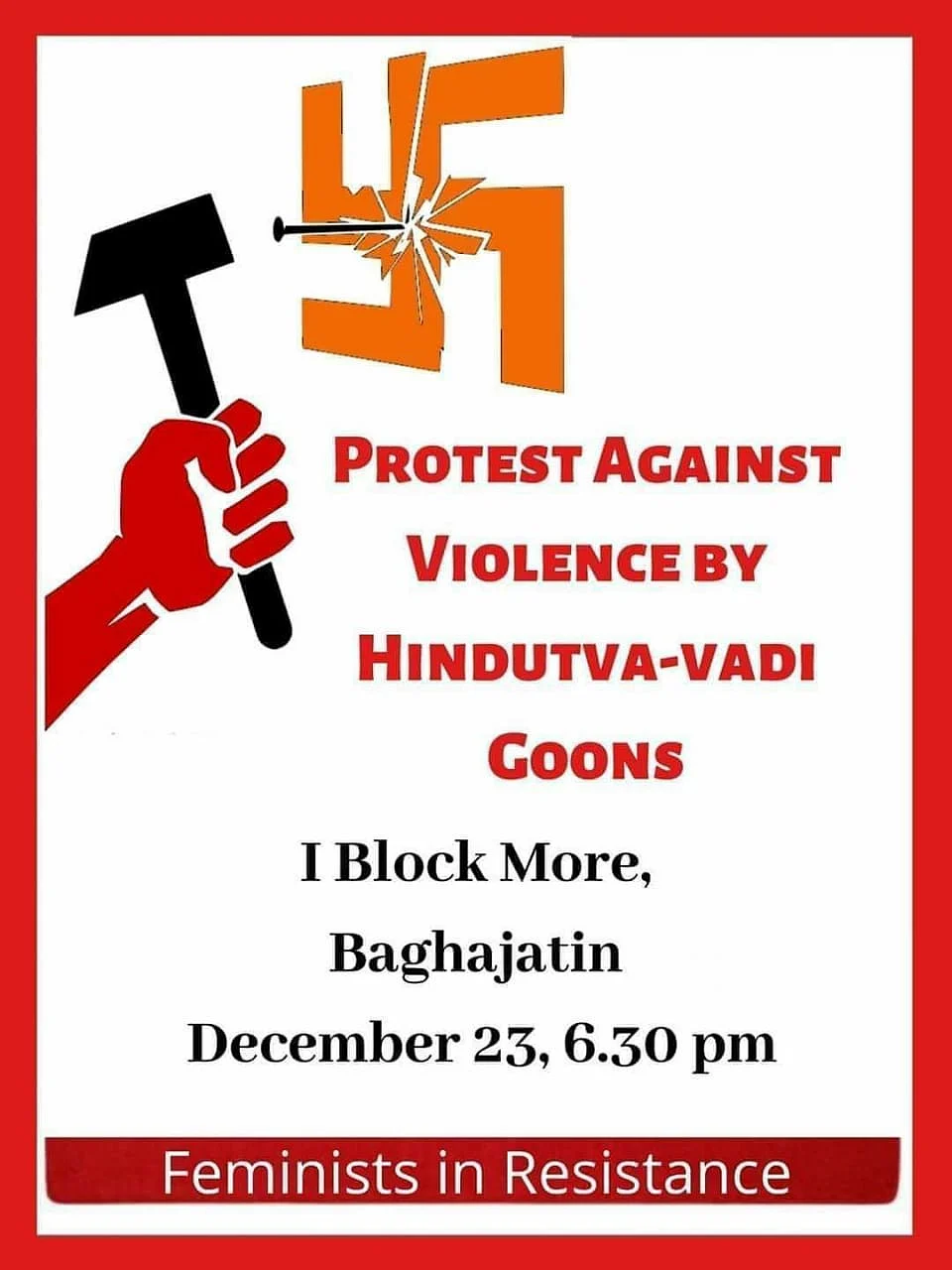 <i>“</i>Protest <i>wahin karenge.”</i>