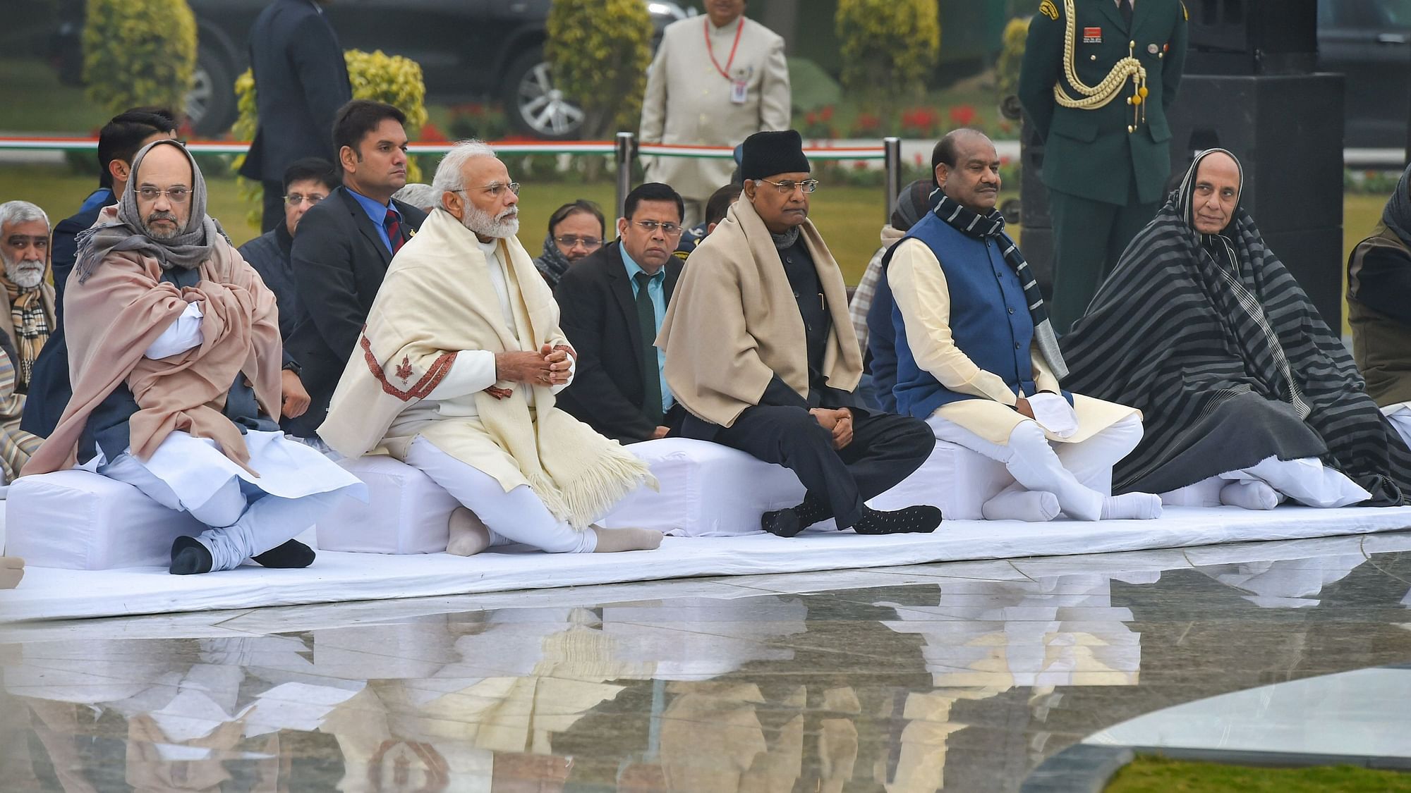 President Ram Nath Kovind, PM Modi, Union Ministers Amit Shah, Rajnath Singh and LS speaker Om Birla attend prayer meeting on A B Vajpayee’s 95th birth anniversary.