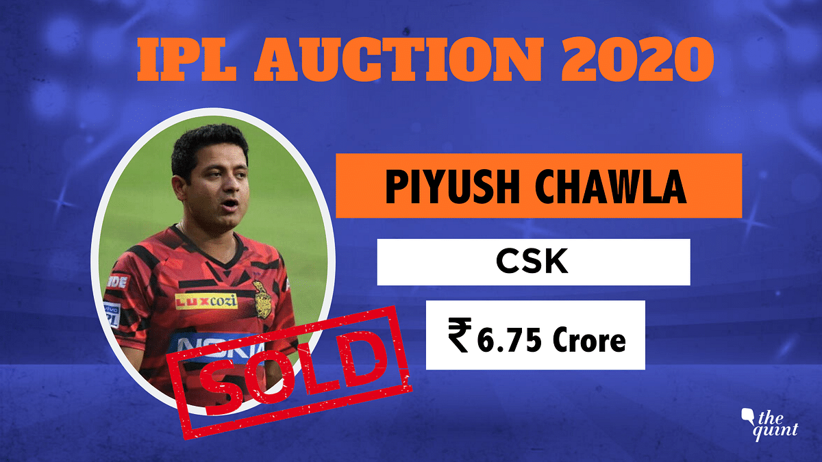 Piyush Chawla has become the most expensive Indian of this 2019 IPL, yet.