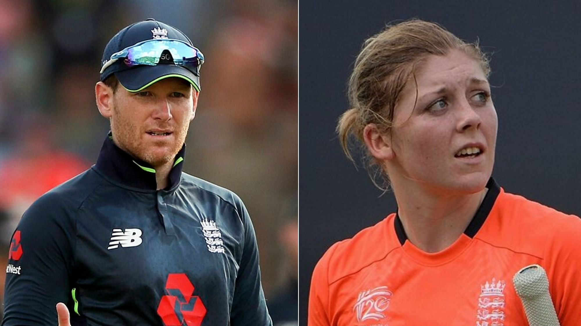Eoin Morgan (Left) and Heather Knight.