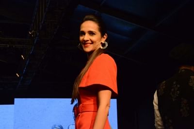 Mumbai: Actress Tara Sharma showcases fashion designers Gauri and Nainika