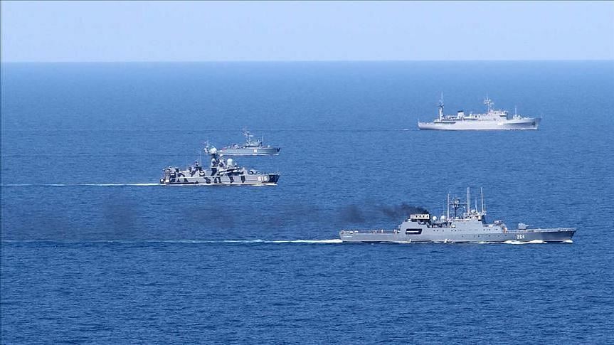 China, Russia and Iran began a 4-day joint naval drill on Friday.