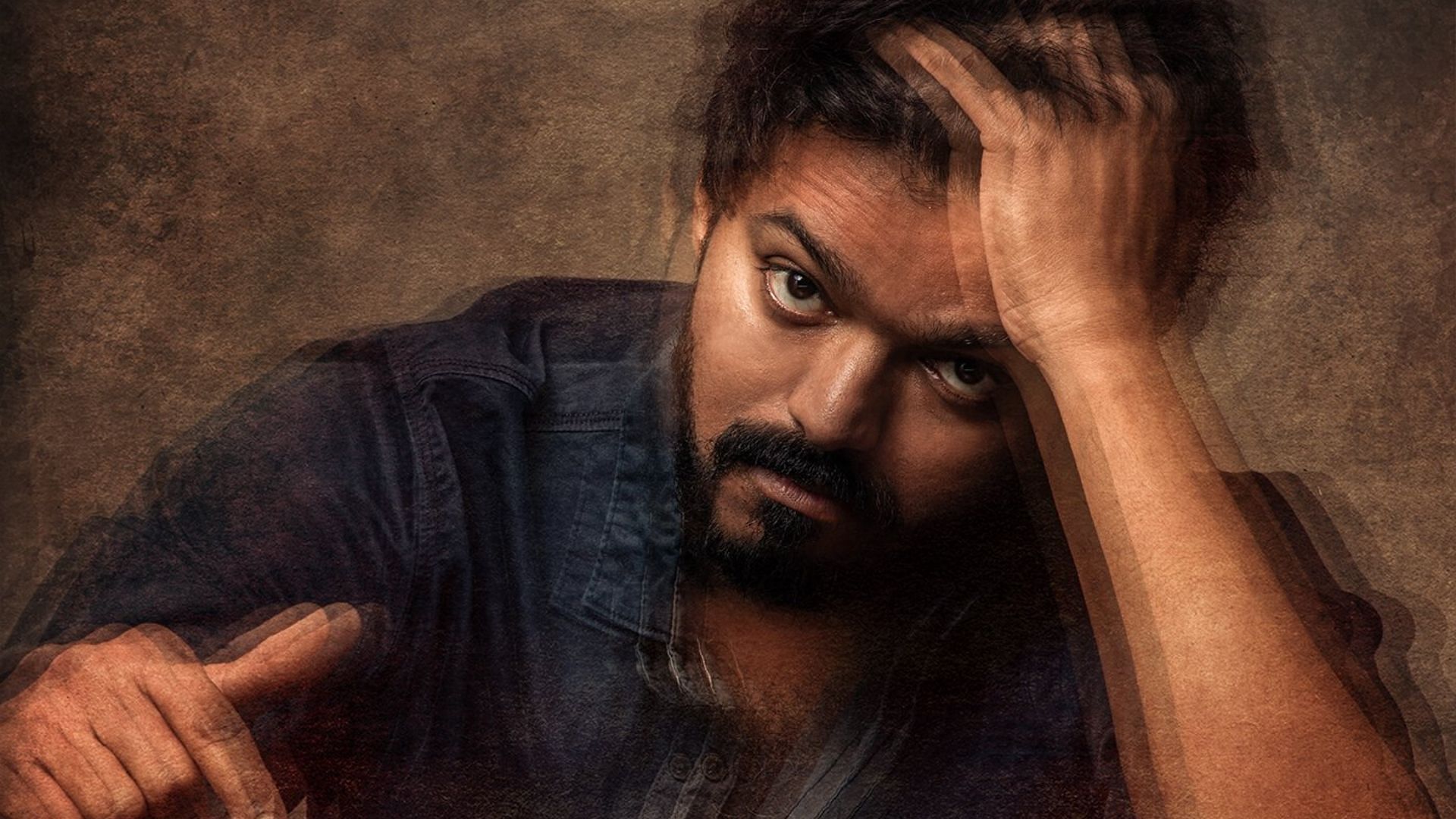 Actor Vijay in a poster for <i>Master.</i>