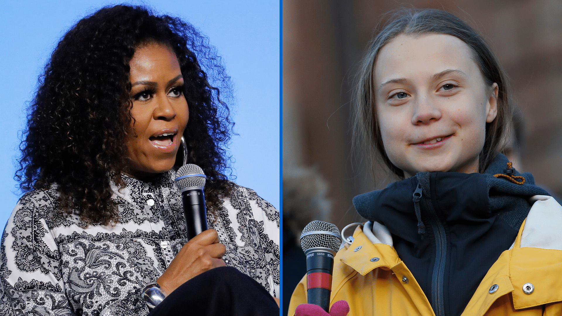 Michelle Obama has backed Swedish teen climate crisis activist Greta Thunberg.