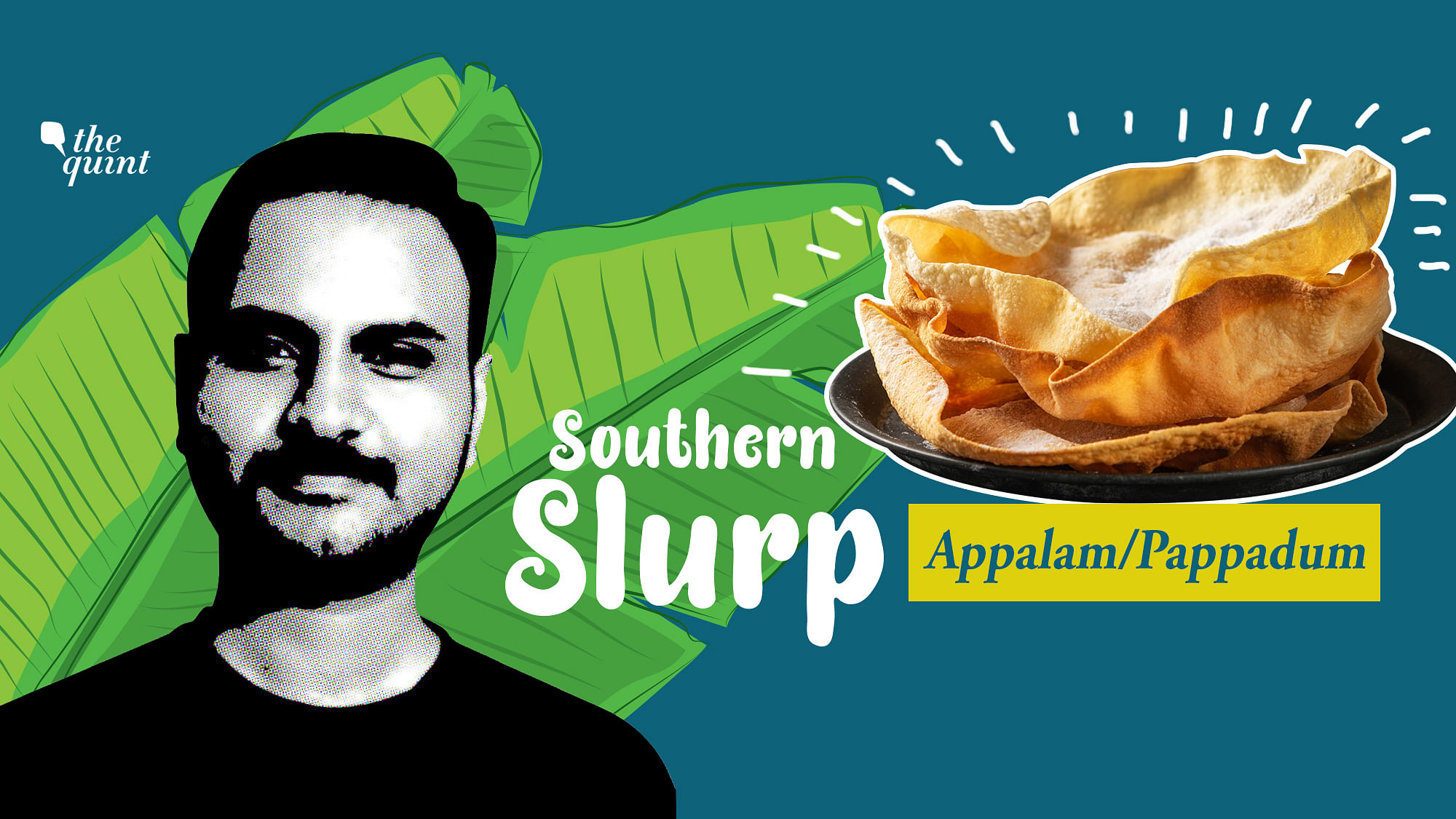 The appalam and the pappadum have a crunchy history.
