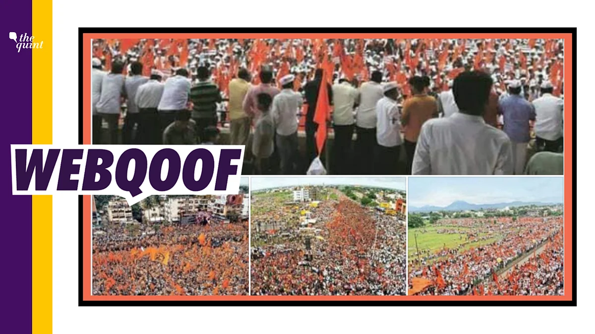 Multiple old pictures shared as the on going protest against CAA in Maharashtra.