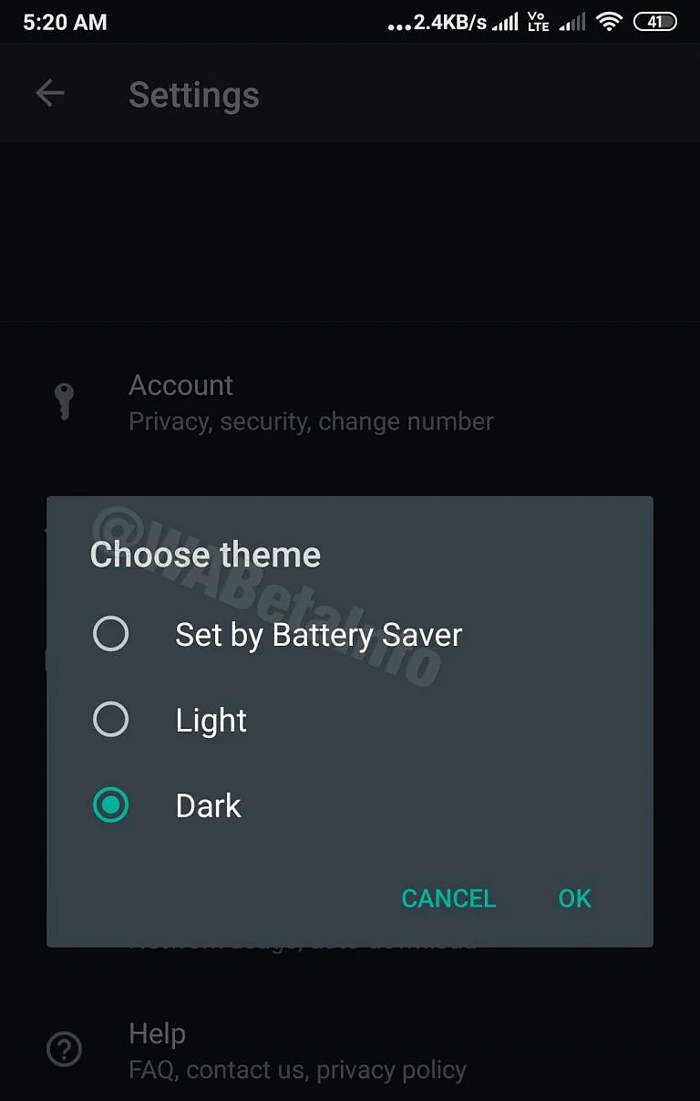 Waiting for Dark Mode on WhatsApp? This is How it Might Work