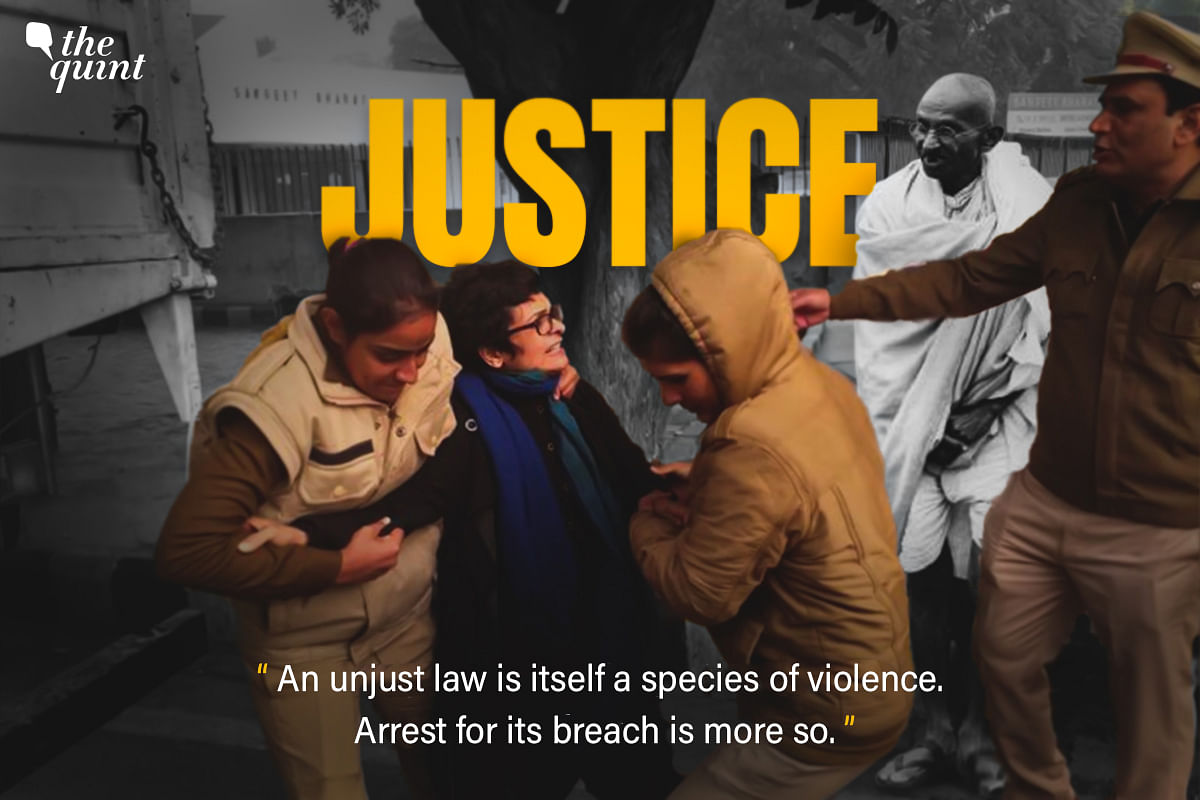 What if Mahatma Gandhi comes back to rediscover the values of justice, equality, and non-violence in India today?