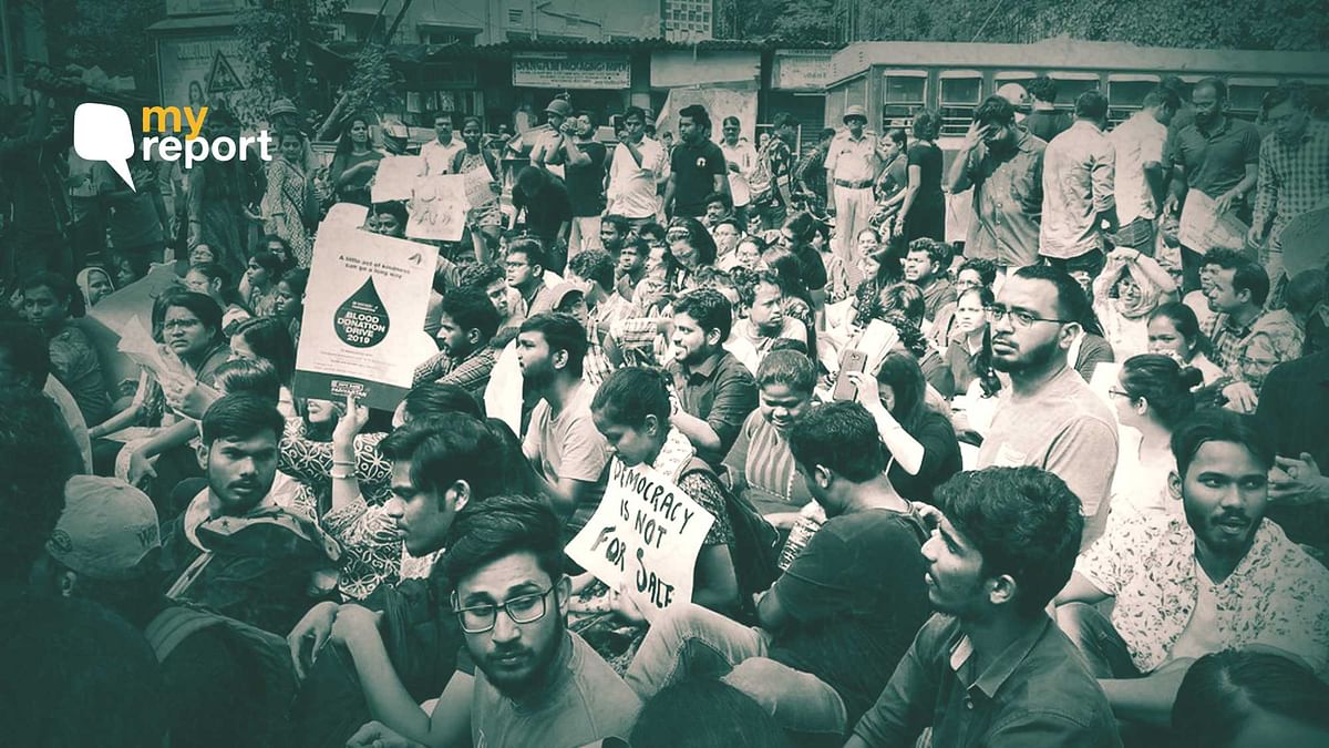 TISS Mumbai Students Protest Against  CAA & Violence in Jamia, AMU