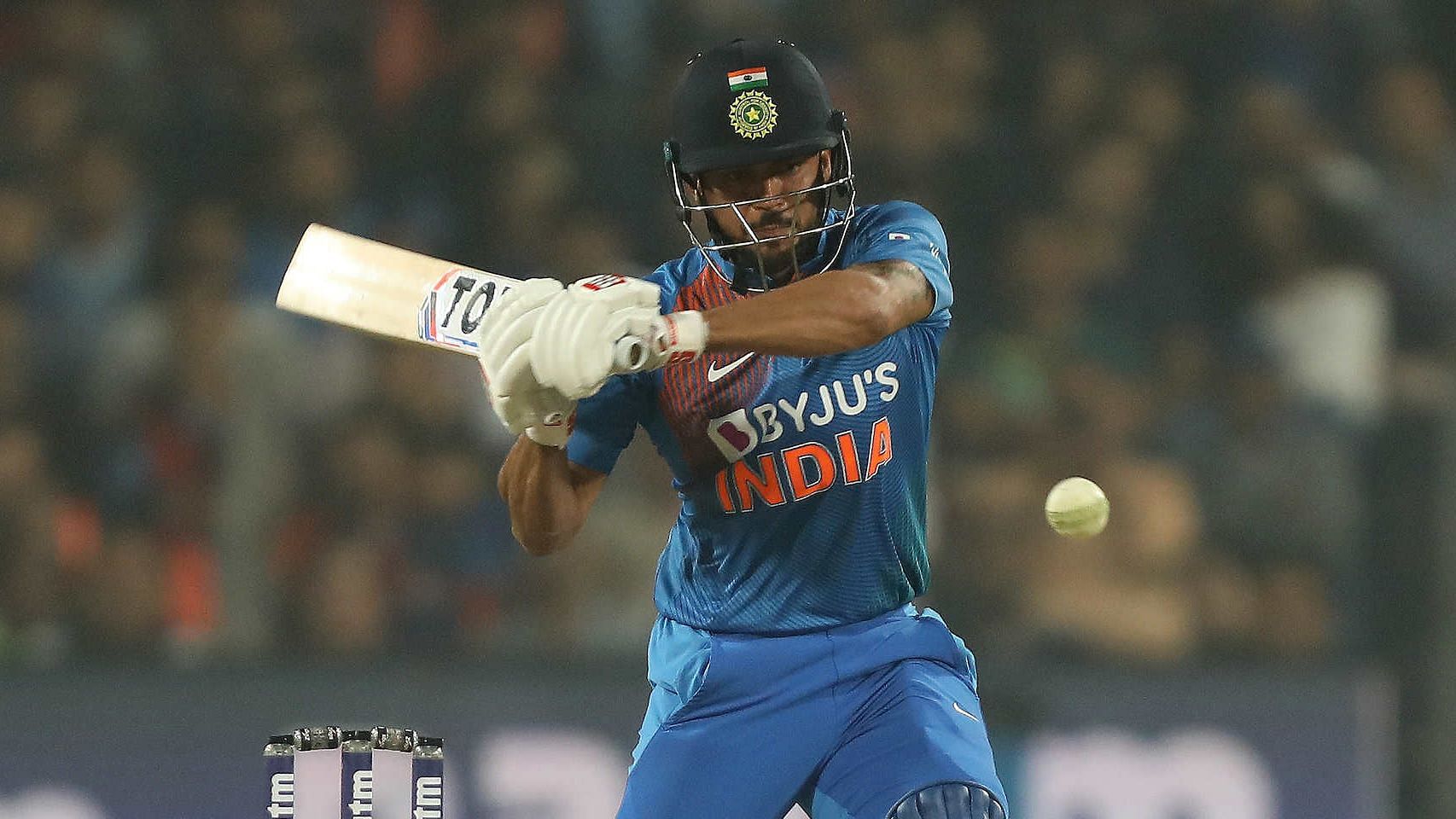 Manish Pandey had replaced Shivam Dube in the side for the third T20 international in Pune on Friday.