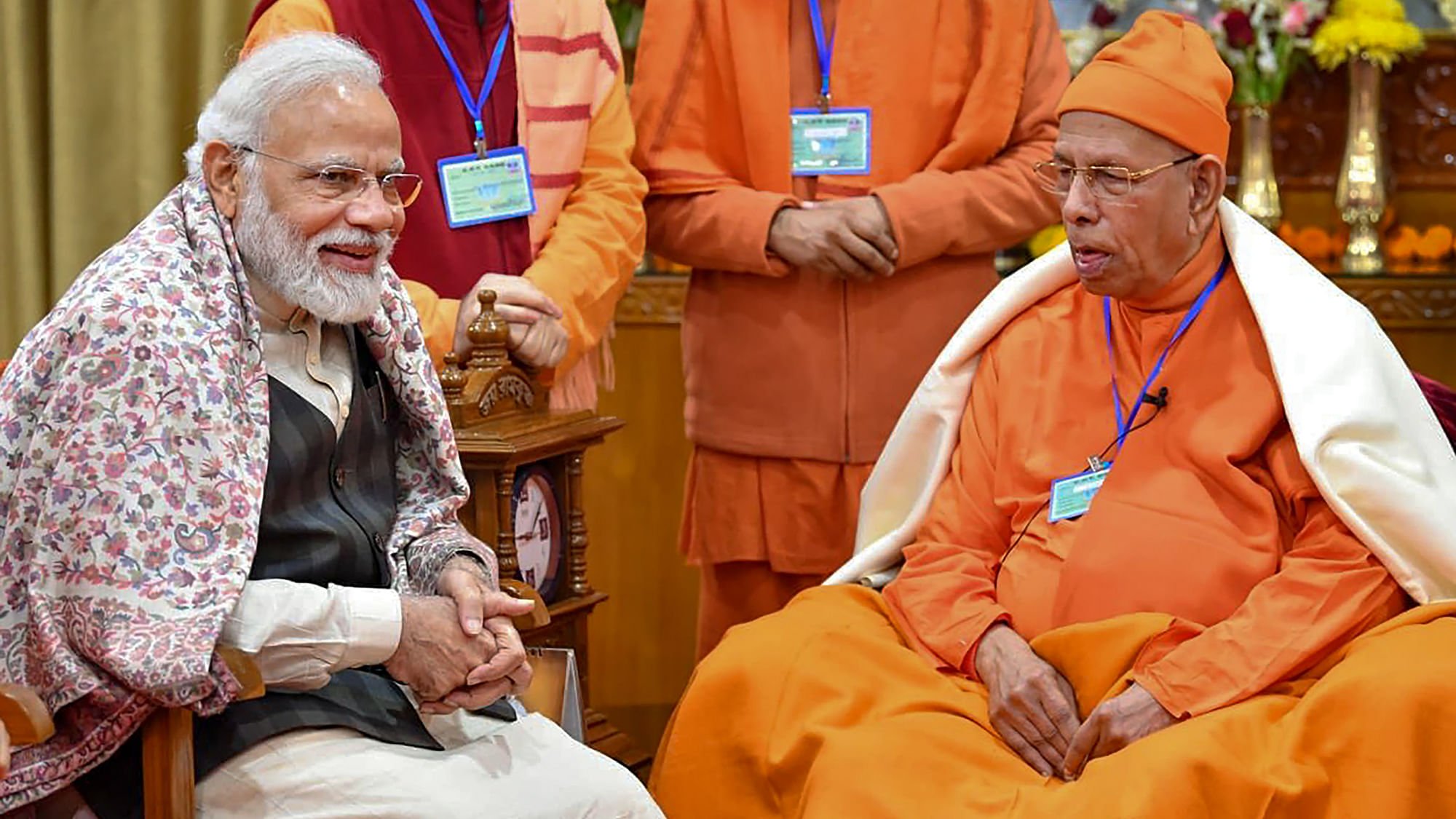 Prime Minister Narendra Modi at Belur Math in Howrah district paid tribute to Swami Vivekananda on his birth anniversary.