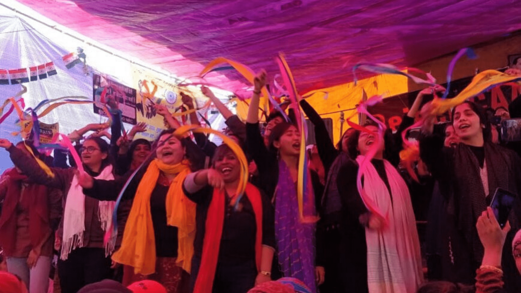 A musical protest at Shaheen Bagh by the crew of the ‘Zanana Ensemble,’ a group inclusive to gender-fluid and LGBTQ+ people, has gone viral on social media.
