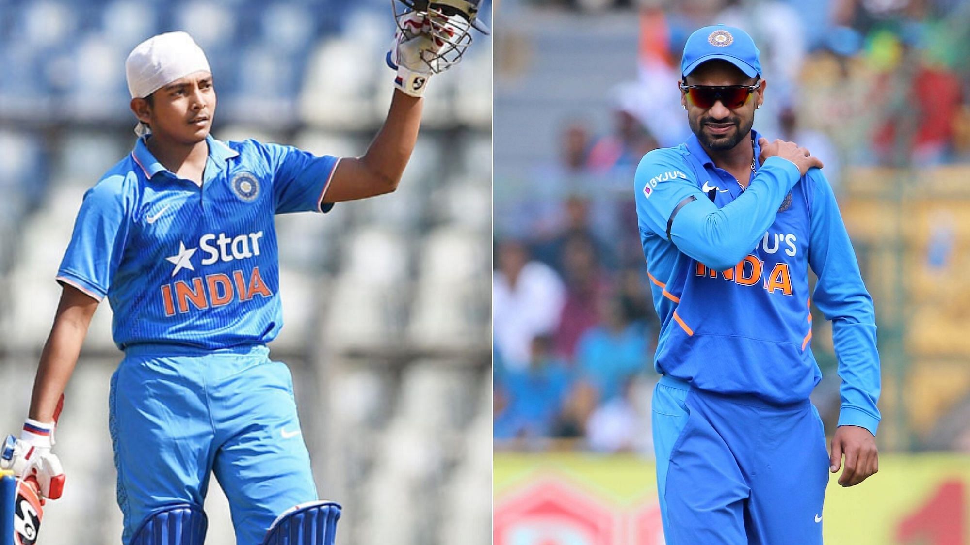 The All-India Senior Selection Committee has named Prithvi Shaw as Shikhar Dhawan’s replacement in the ODI series, and Sanju Samson for the T20I series.
