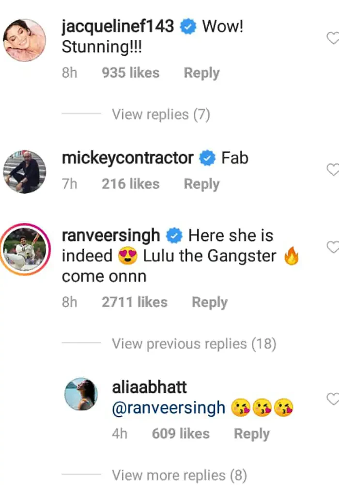 Deepika, Ranveer Shower Love on Alia’s First Look as Gangubai