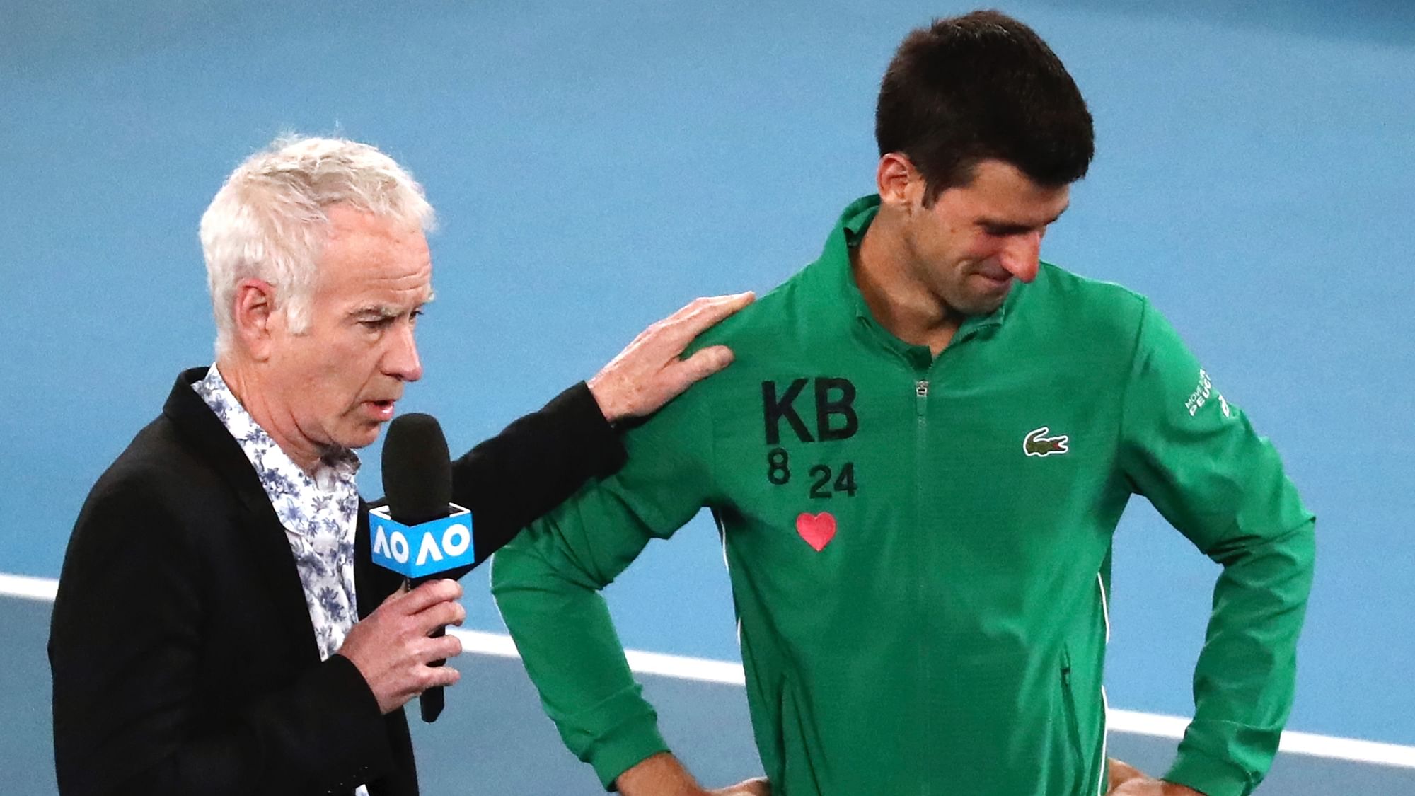 Serbian tennis great Novak Djokovic teared up on Tuesday, 28 January as he paid tribute to late basketball star Kobe Bryant, describing him as a “mentor” and a “friend” for the past 10 years.