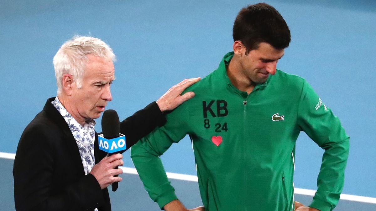 Tearful Djokovic Pays Tribute to ‘Mentor, Friend’ Kobe Bryant