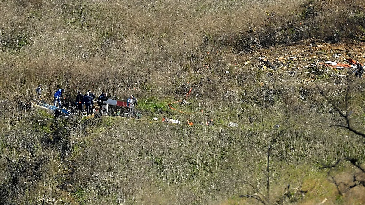 According to the investigators, the wreckage was strewn across about 600 feet (180 meters).