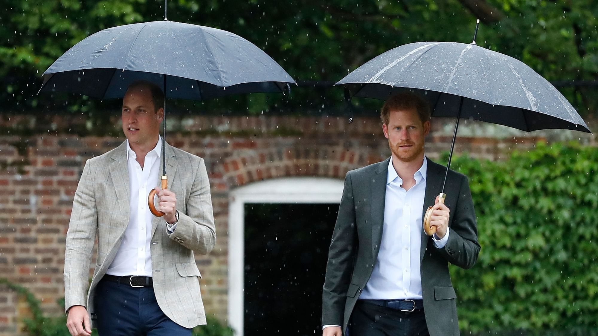 File photo of Prince William and Prince Harry.