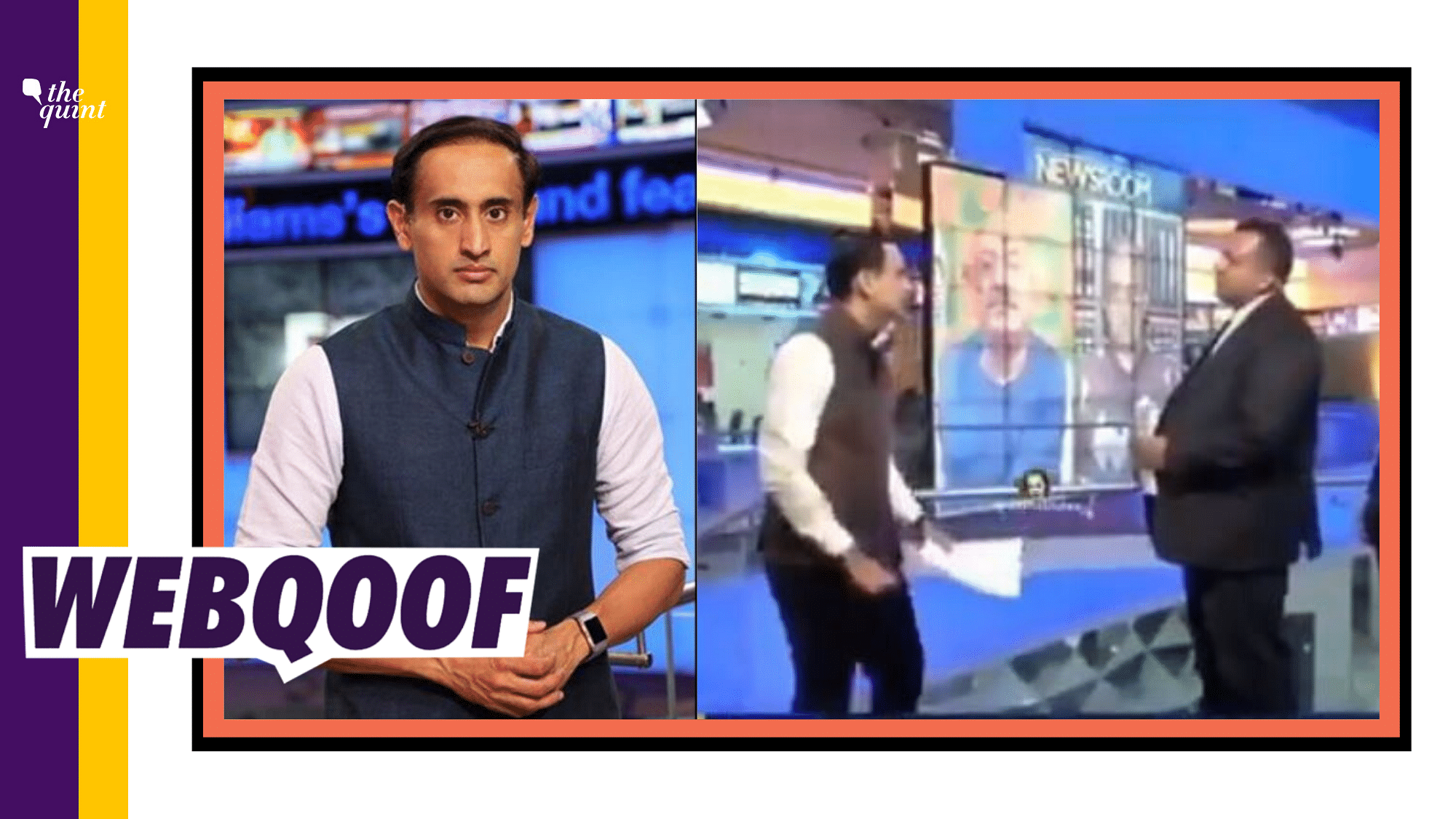A clip showing Rahul Kanwal saying, “Chanting Vande Mataram is an anti-national activity” is doing the rounds on social media.