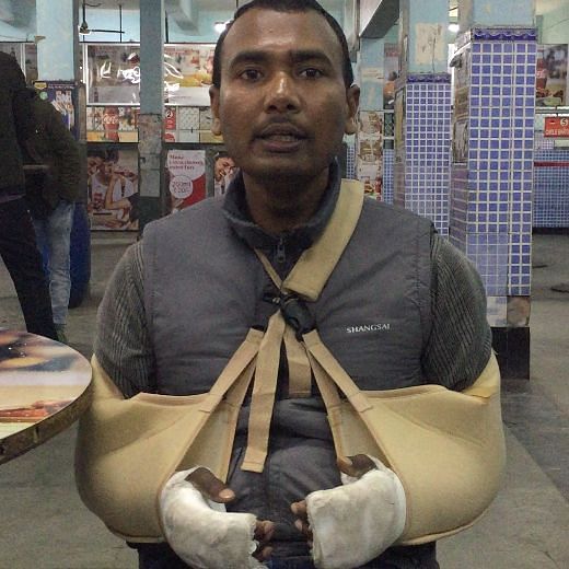 Jamia’s Minhajuddin lost vision in one eye, while AMU’s Mohd Tariq suffered an amputation.