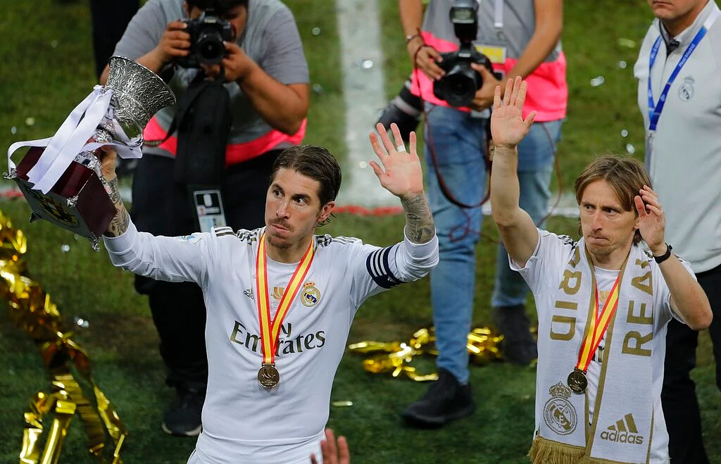 Sergio Ramos (left) and Luka Modric put up an impressive show for Real Madrid.