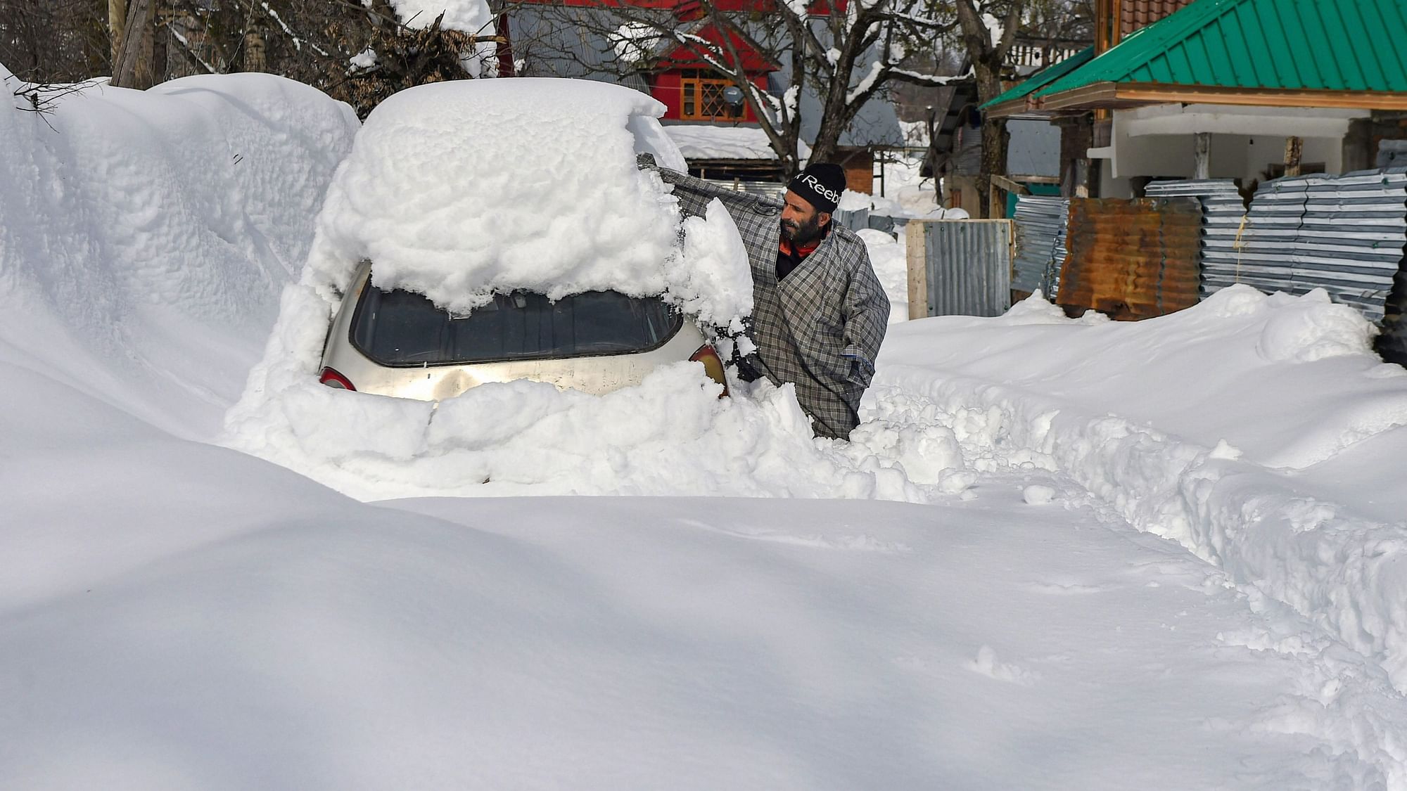 The Jammu-Srinagar national highway has been closed for last four days due to heavy snowfall.