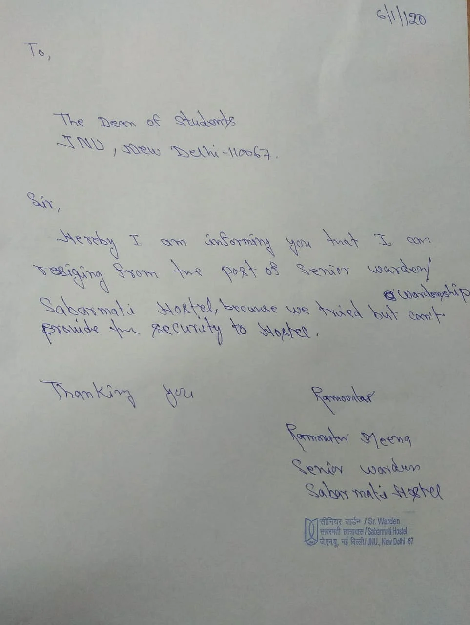 Unable to Give Security: JNU Hostel Wardens Resign After Violence