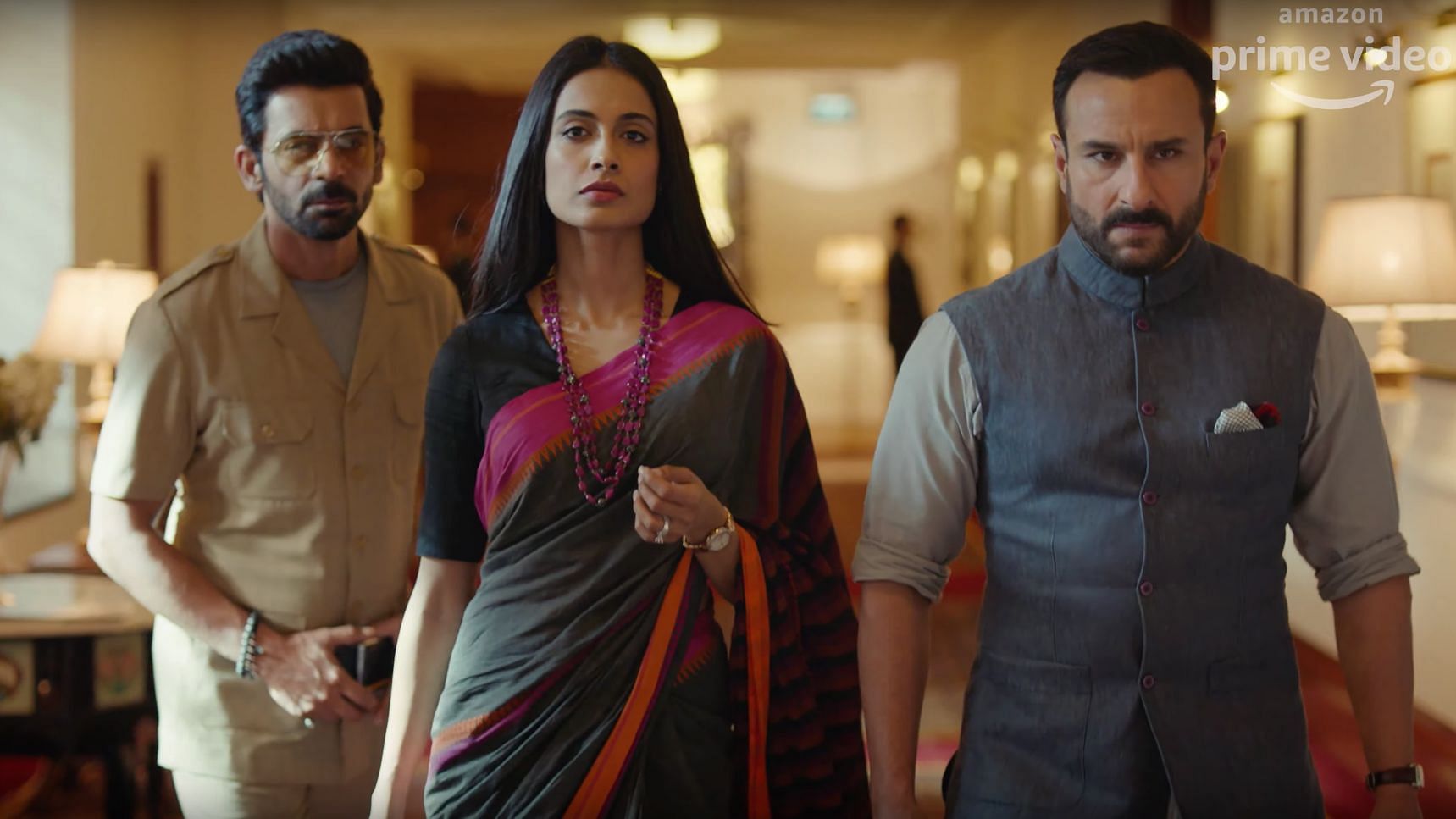 Upcoming Series on Amazon Prime: Sunil Grover, Sarah-Jane Dias, Saif Ali Khan in <i>Dilli. </i>
