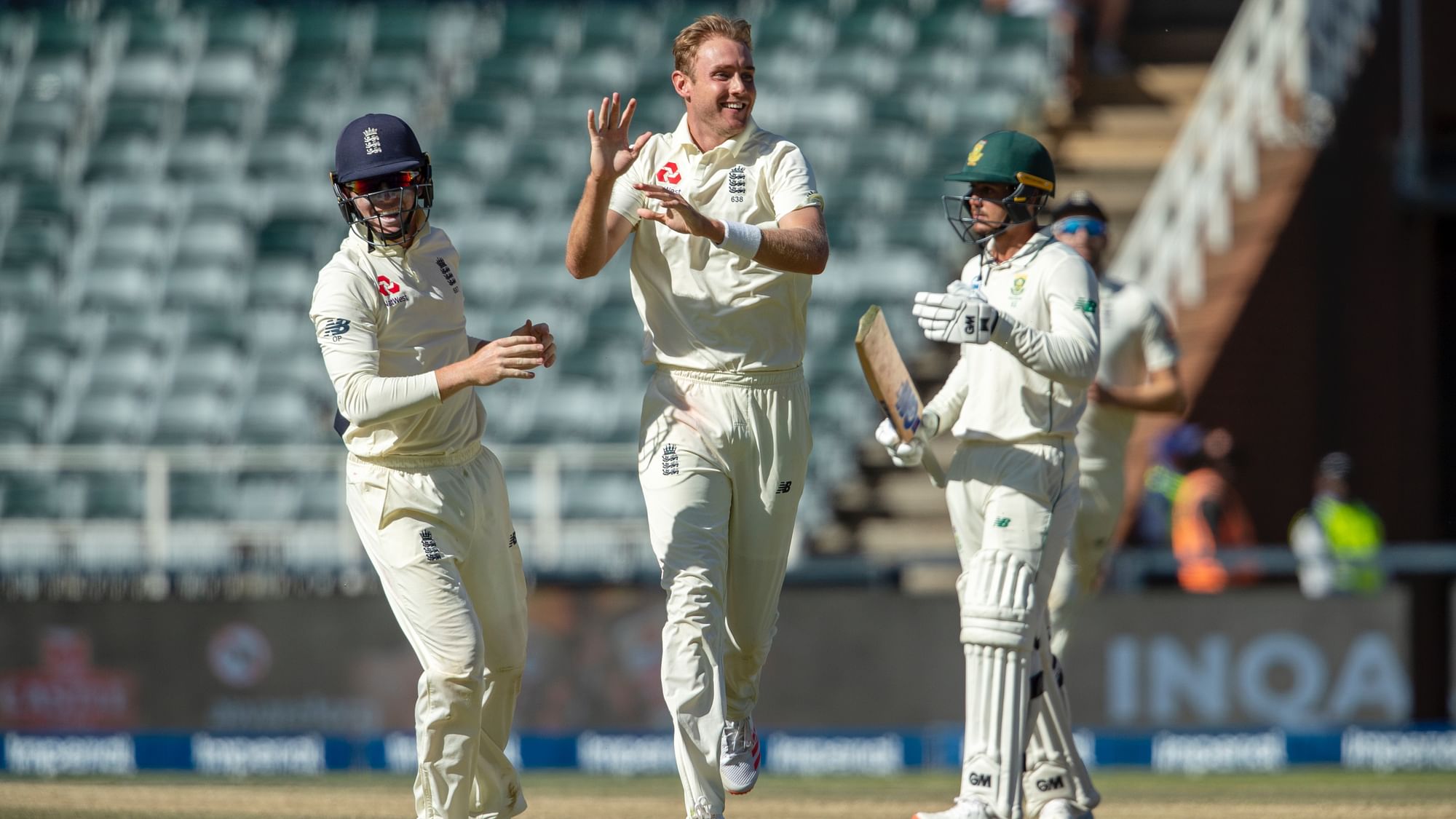 Stuart Broad has been fined 15 percent of his match fee by the ICC for the profanity he directed at South African captain Faf du Plessis during the fourth Test between the two sides.