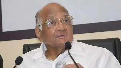 Nationalist Congress Party (NCP) president Sharad Pawar. 