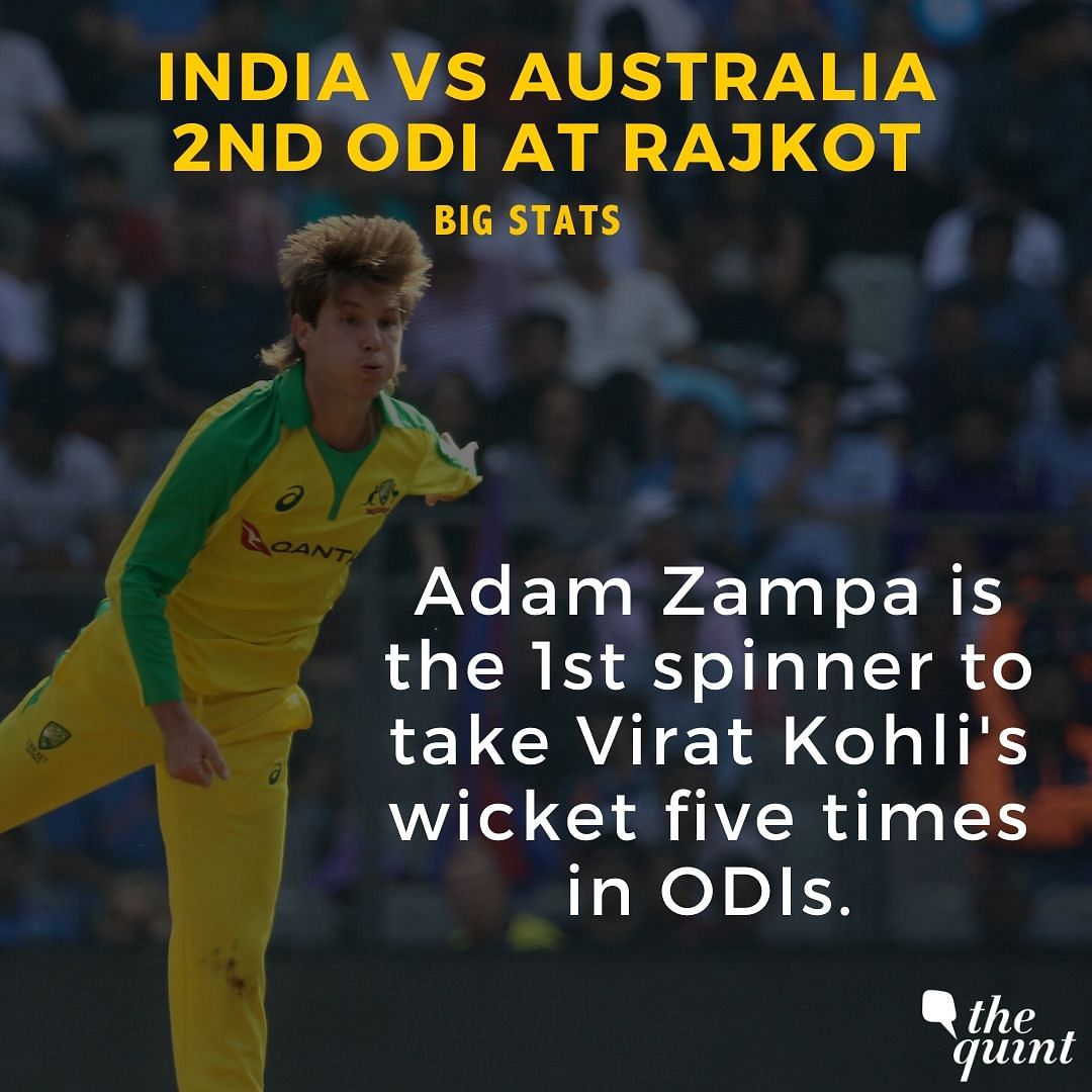Here’s a look at a few records broken as India beat Australia in the 2nd ODI in Rajkot on Friday.