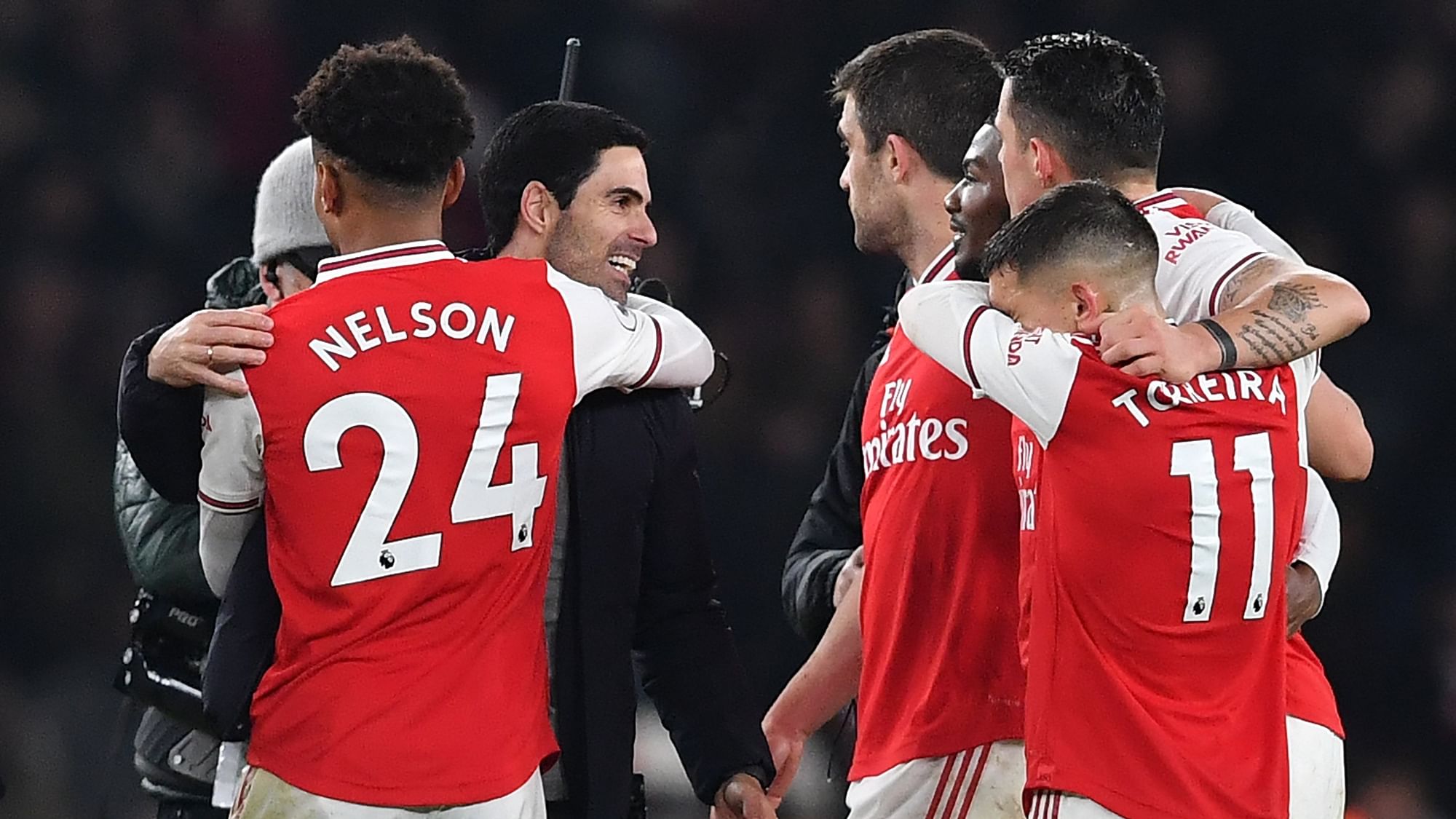 Mikel Arteta got everything he asked for in his first win as Arsenal manager with a rampant first 45 minutes from the Gunners earning a 2-0 victory over Manchester United at the Emirates.