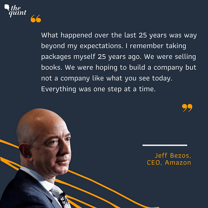 Amazon’s CEO is here in India to be part of the company’s Smbhav event and is likely to meet PM Modi as well.