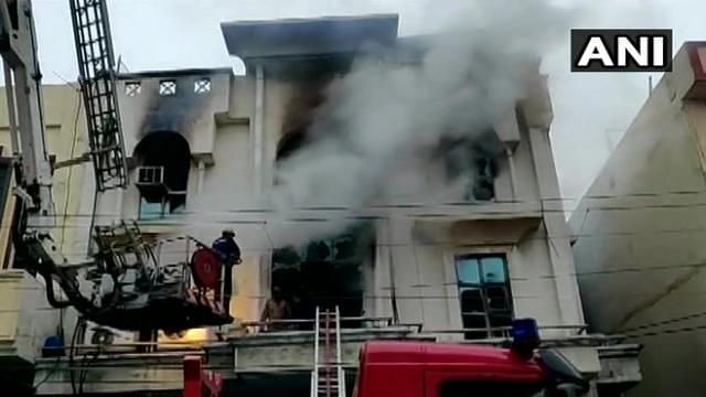 At least one person was killed in a fire incident that broke out in a three-storeyed paper printing press in Delhi’s Patparganj Industrial area on Thursday, 9 January.