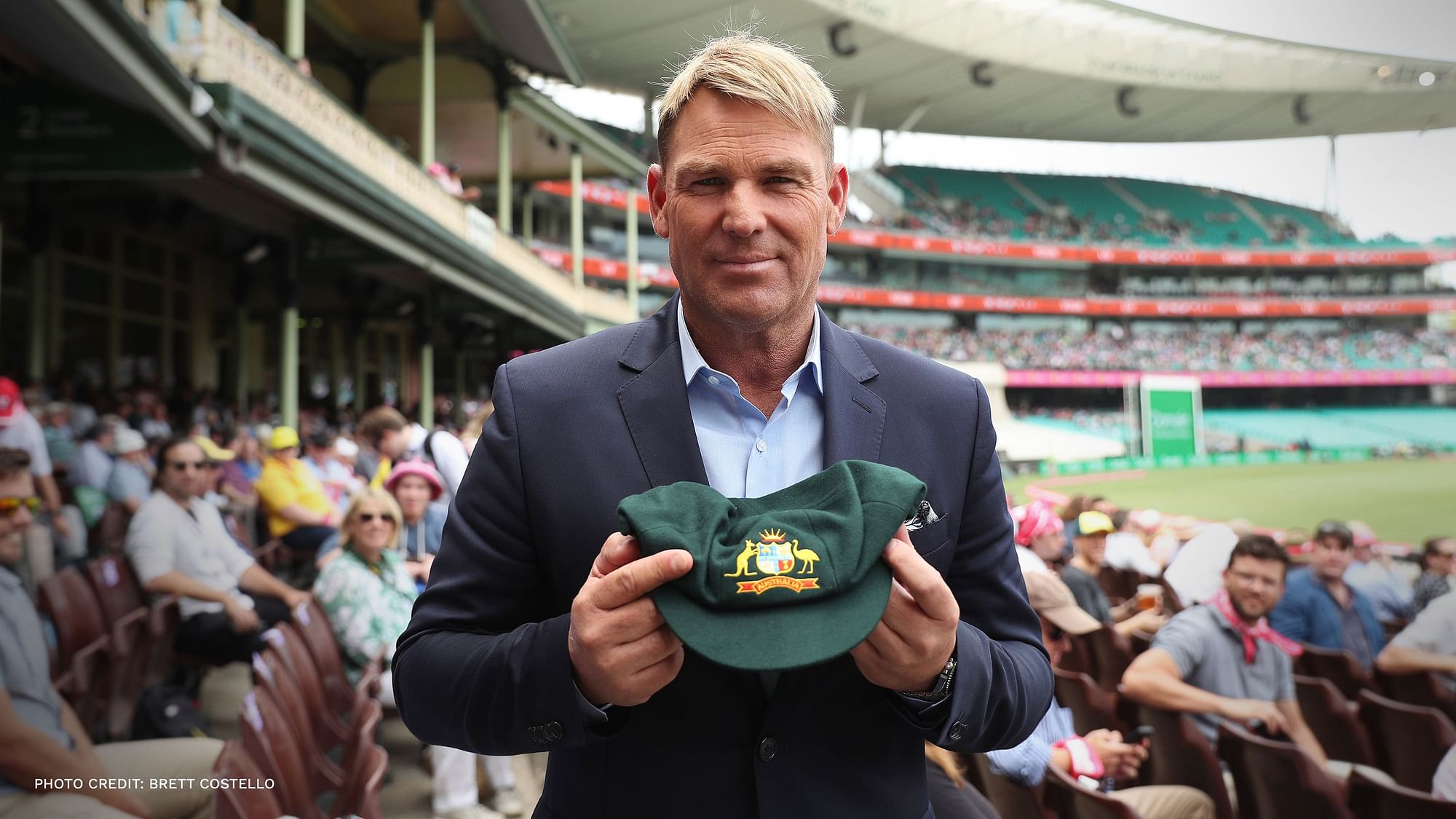 Within two hours of bidding, Shane Warne’s iconic cap fetched $275,000.