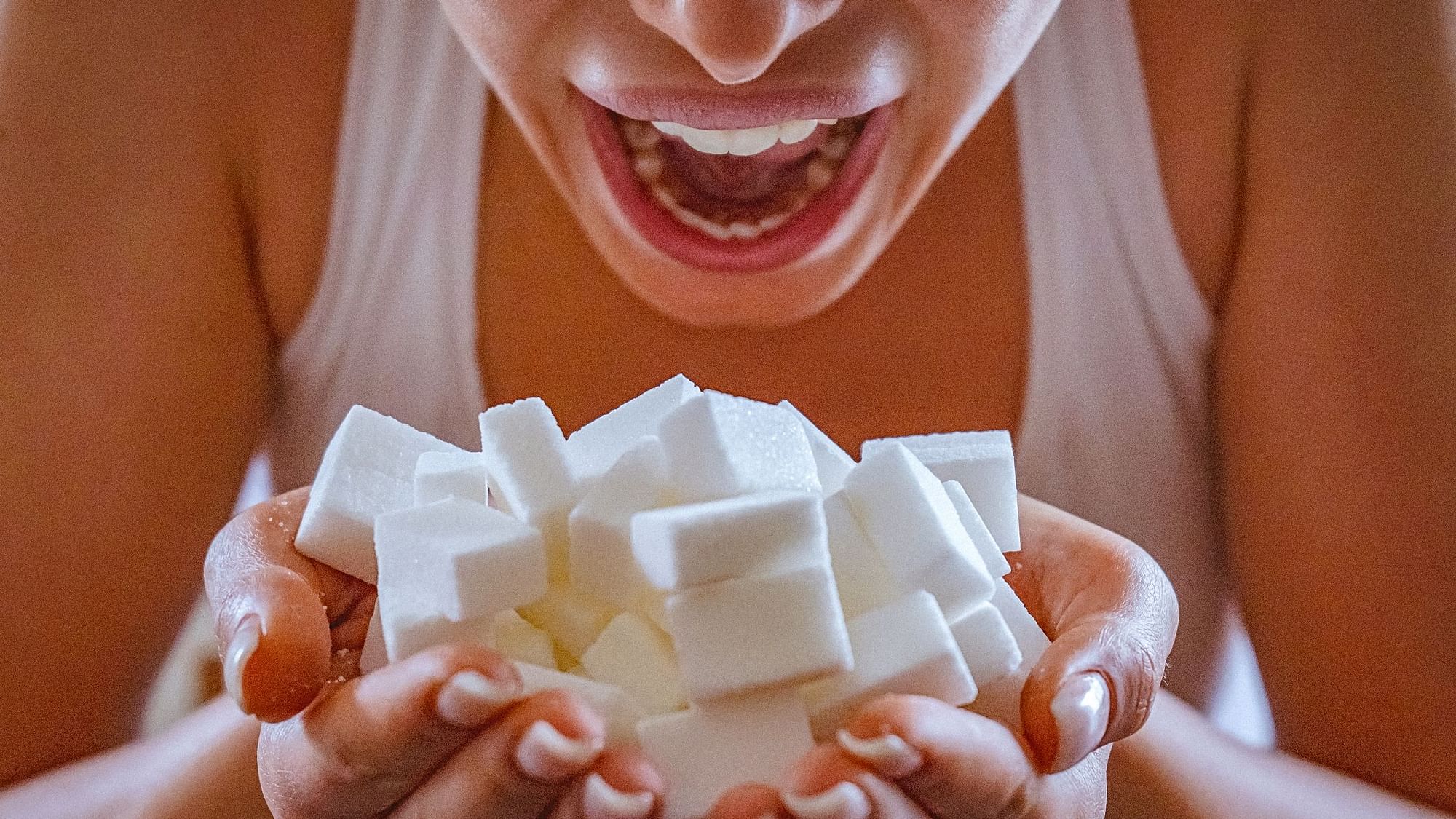 The average intake of added sugar is more among women than in men said a survey.