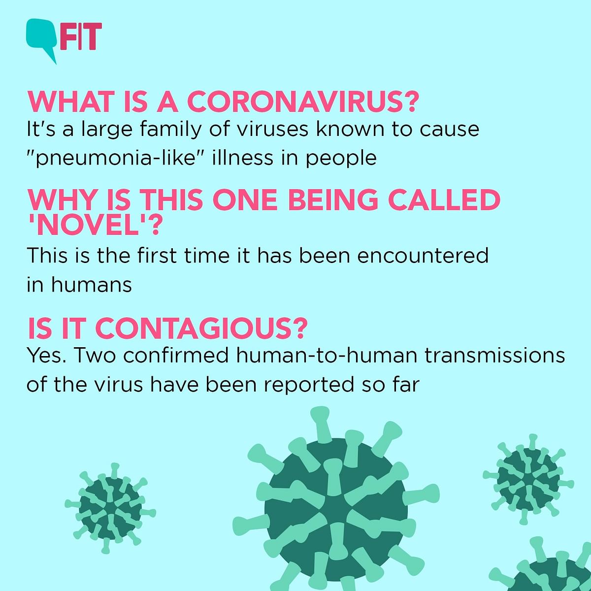 Coronavirus FAQs Answered In Three Simple Graphics