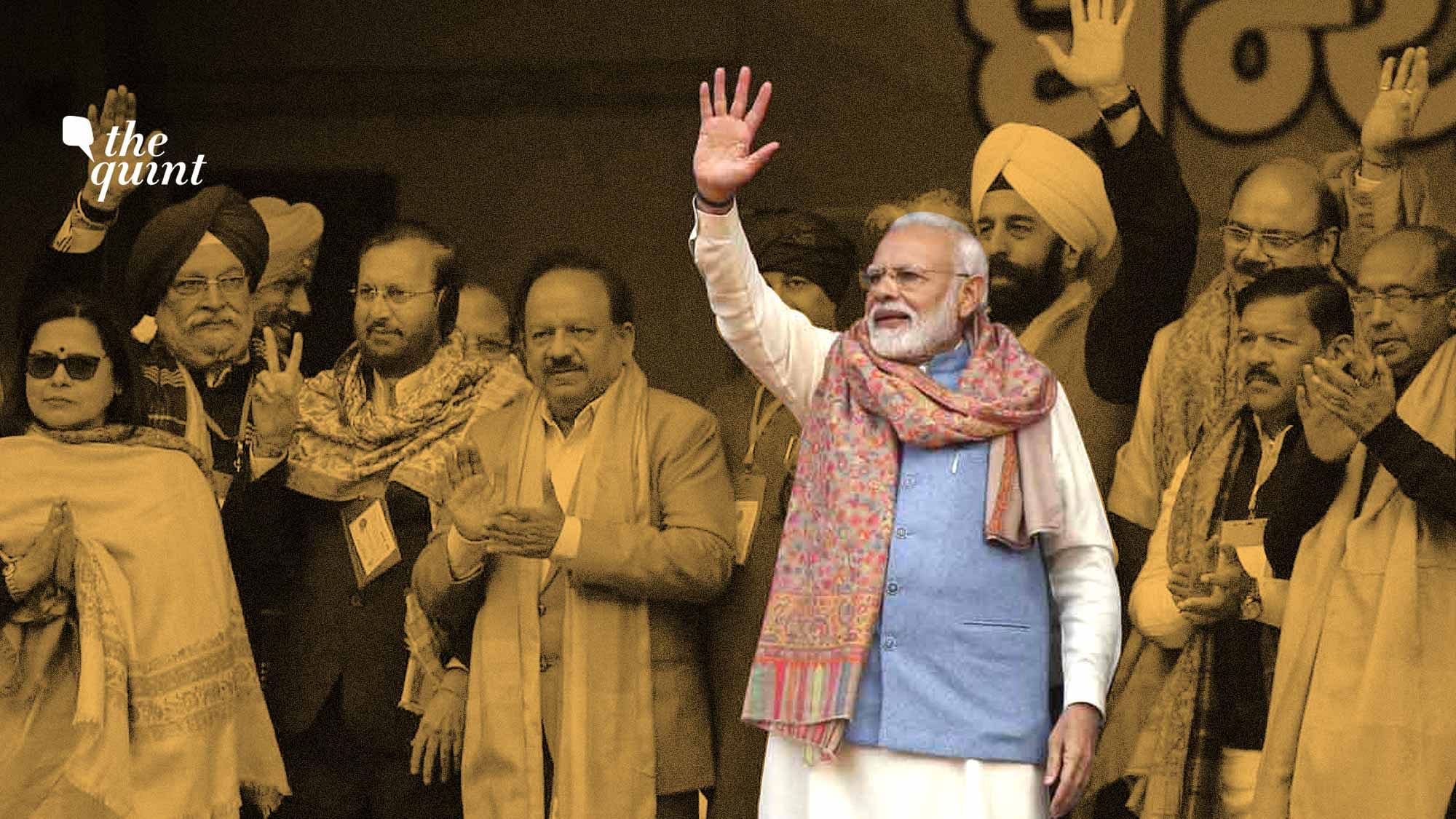 Prime Minister Narendra Modi addressed a rally in Delhi on 22 December, focussing on regularisation of unauthorised colonies.