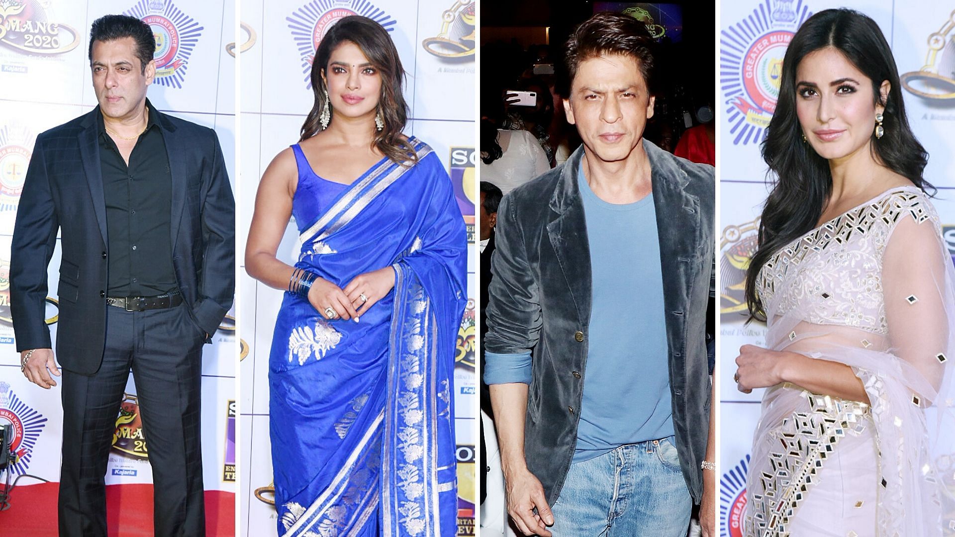 Salman, Shah Rukh, Priyanka, and Katrina at Umand 2020.