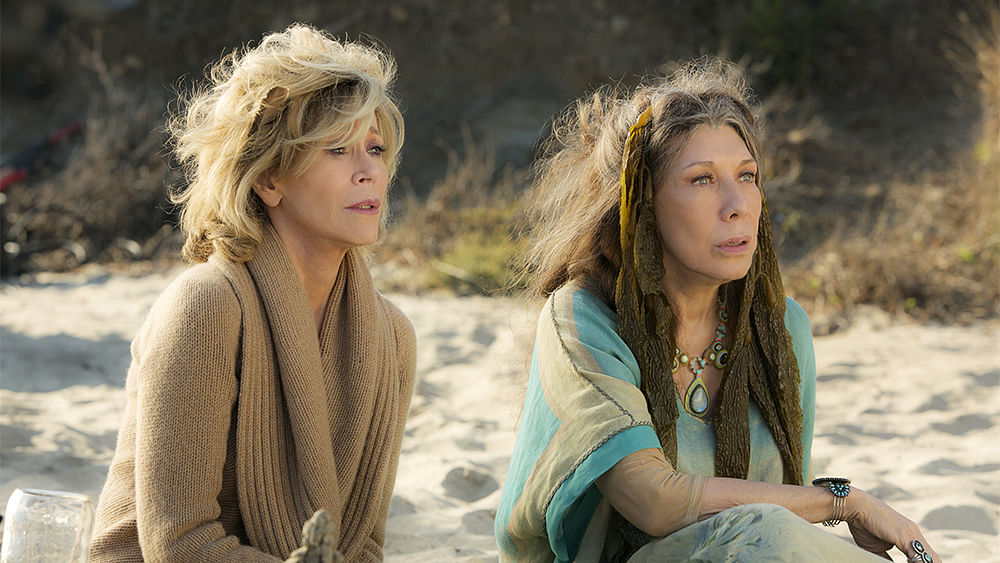 70-year-olds can have a life and‘Grace and Frankie’ shows you that. 