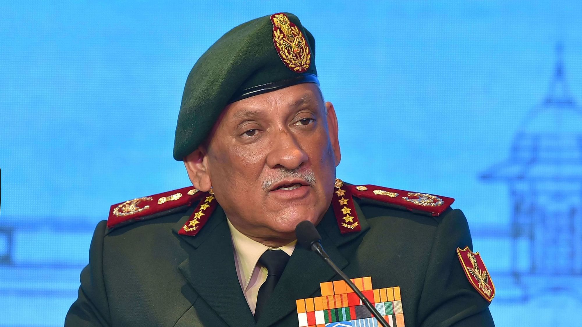 File image of Chief of Defence Staff General Bipin Rawat.