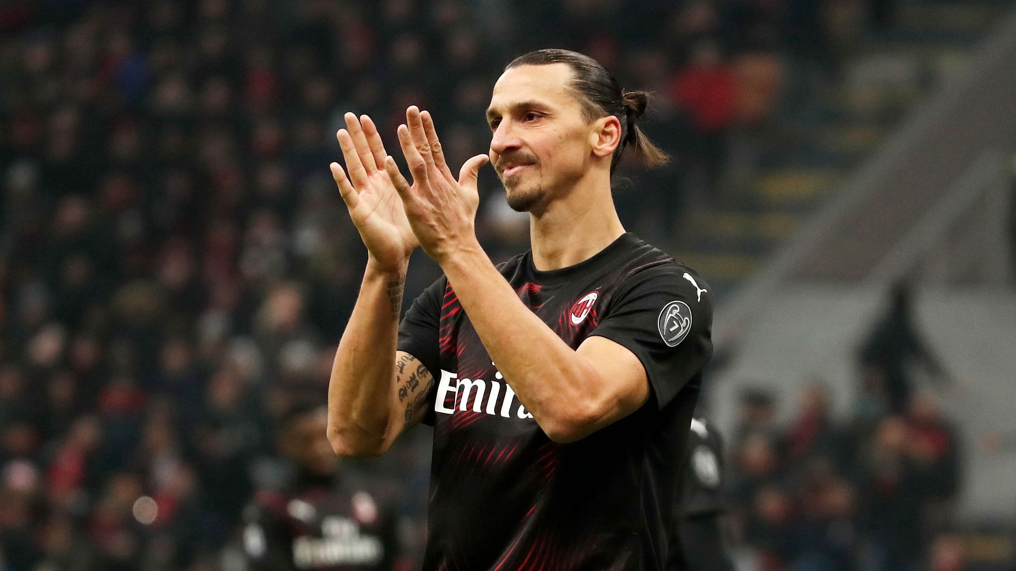 AC Milan’s Zlatan Ibrahimovic has tested positive for COVID-19.