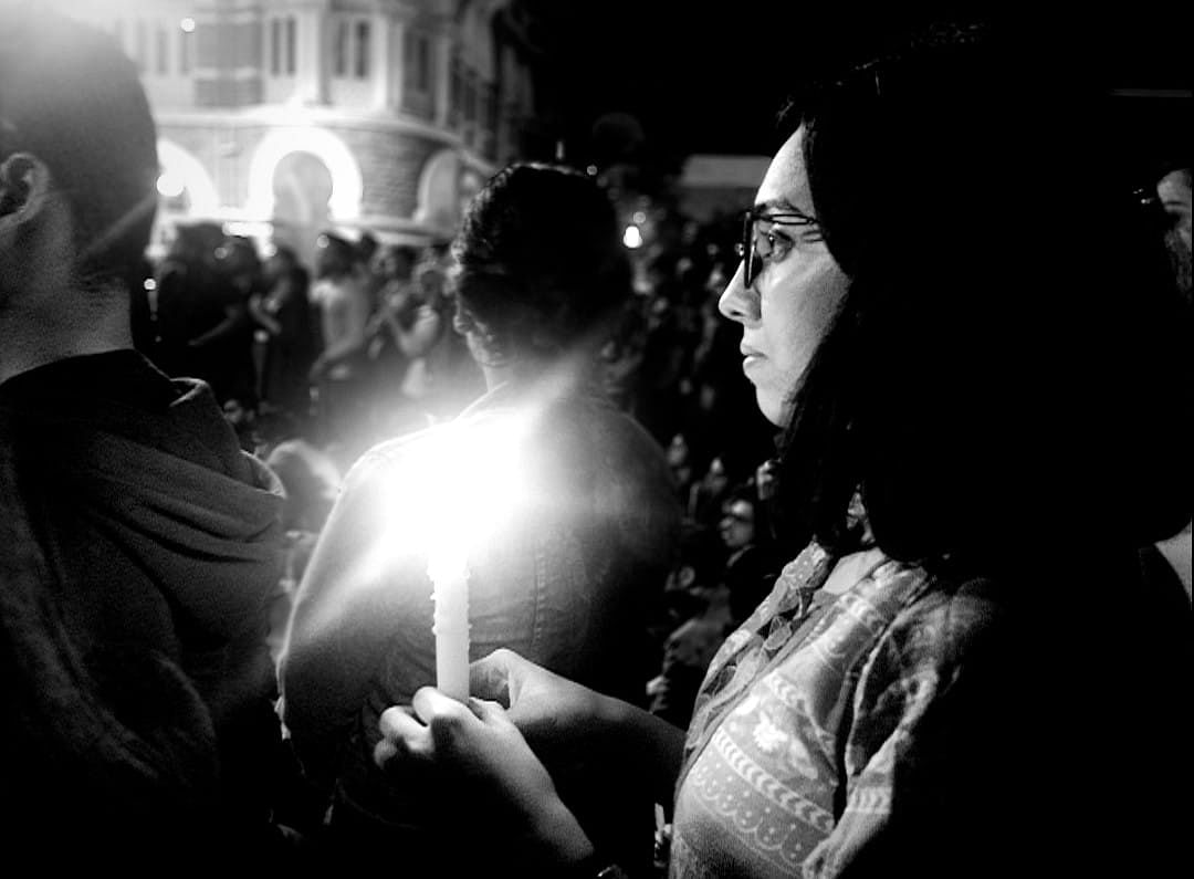As the night passed, and the sun dawned, candles may have burned out but the spirit of Mumbai’s protesters did not.
