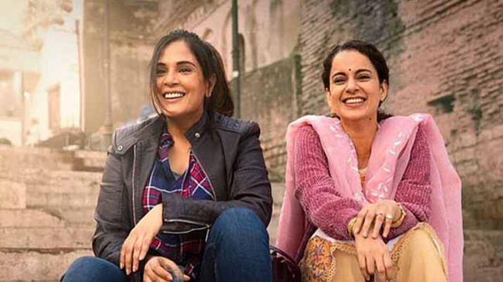 Richa Chadha and Kangana Ranaut in a still from <i>Panga</i>.