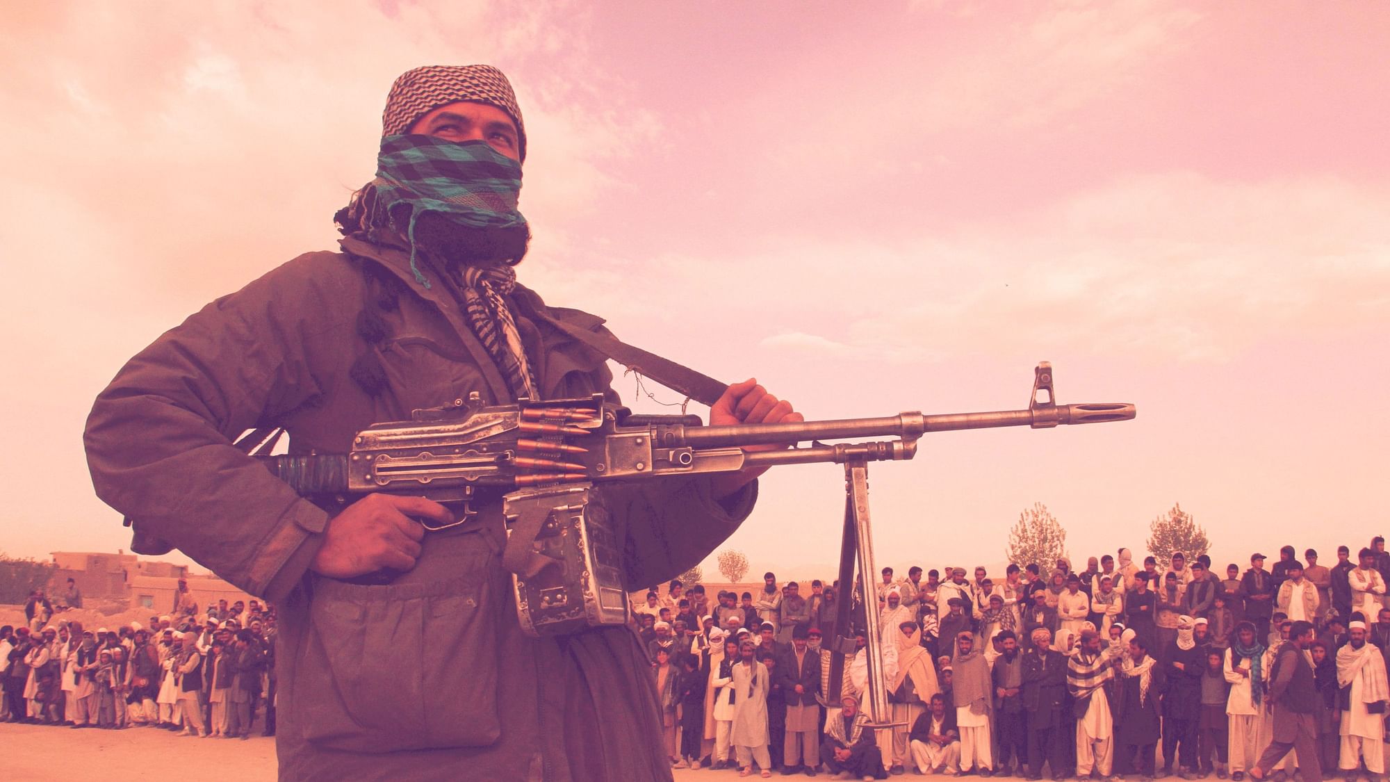 A representative image of a Taliban fighter in Afghanistan.&nbsp;