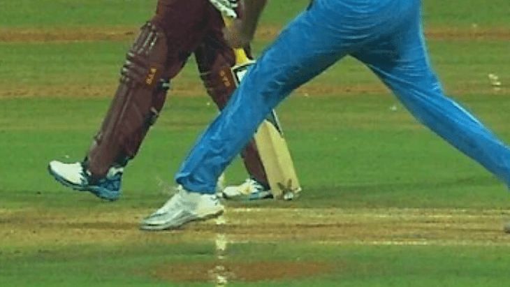 Front foot no balls were decided by the third umpire and not on-field officials in the recent series between India and West Indies.