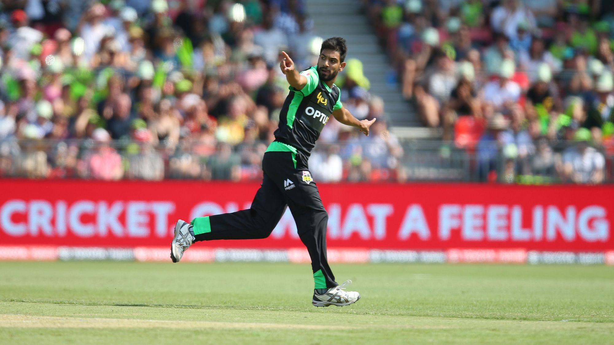 Pakistani pacer Haris Rauf drew flak on Thursday, 2 January for his aggressive celebration after taking a wicket while playing for Melbourne Stars in the ongoing Big Bash League (BBL) in Australia.