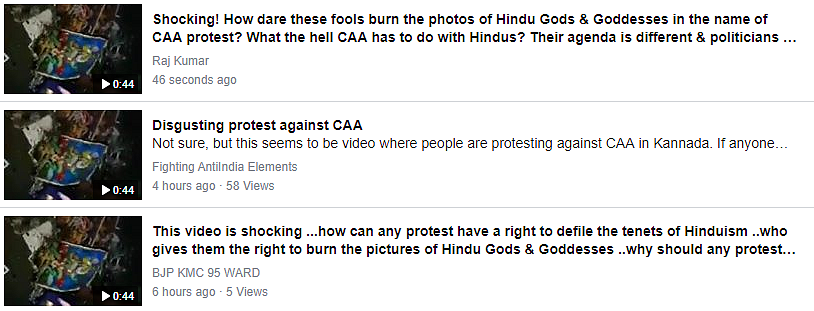 The video is being massively shared on Facebook.
